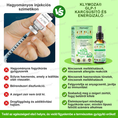 🌿A Magyar Orvosi Kamara hivatalos ajánlásával 💥 | Klymoza® GLP-1 Karcsúsító és Energizáló Gyógynövényes Cseppek